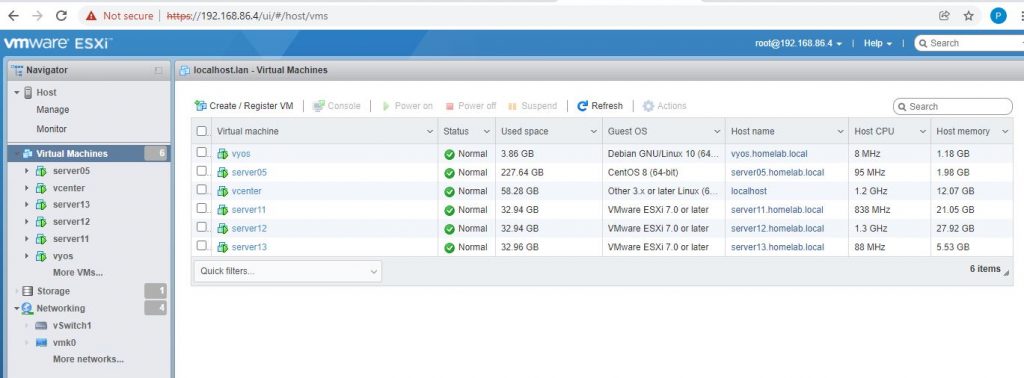 Nested ESXi